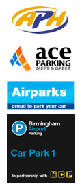 Birmingham Airport Parking logos
